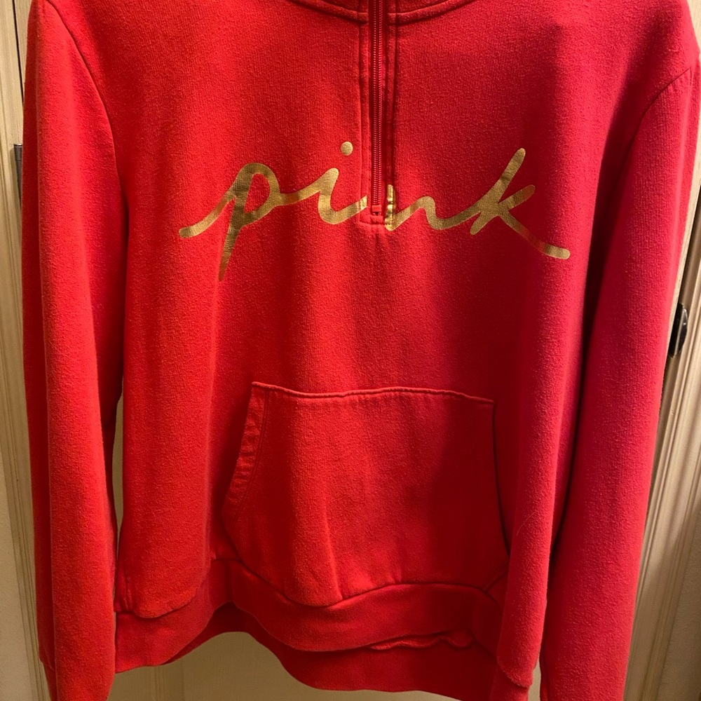 Victoria's Secret Pink Red Sweatshirt